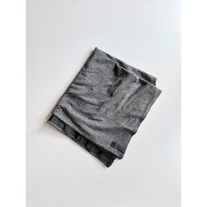 LULULEMON Vinyasa Coco Pique Black Rulu Knit Convertible Scarf Shawl Wrap